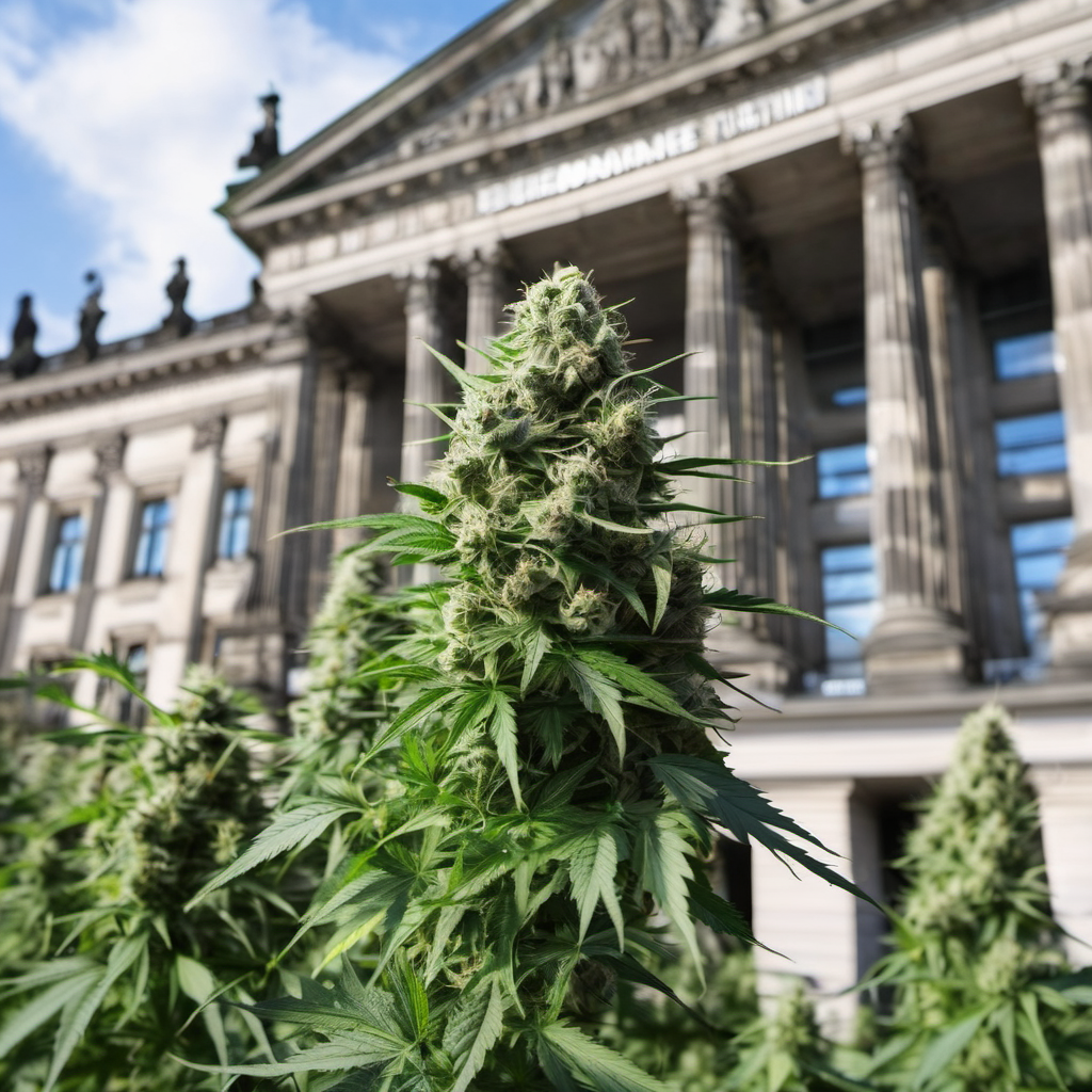 Cannabis vor dem Deutschen Bundestag